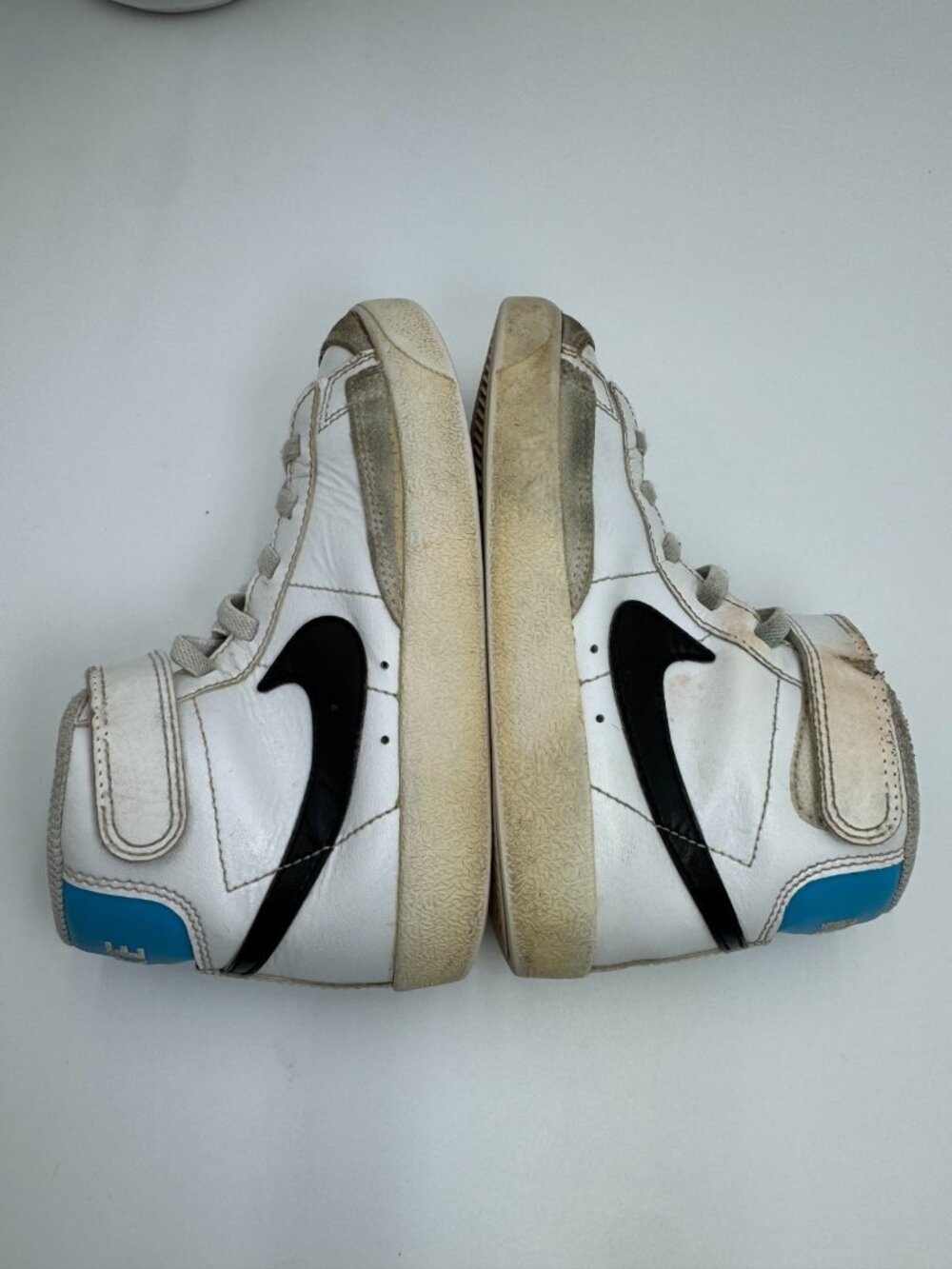 Nike Blazer Mid 77 DA4087-108 Athletic Sneaker Shoes Toddler 11.5 White Leather